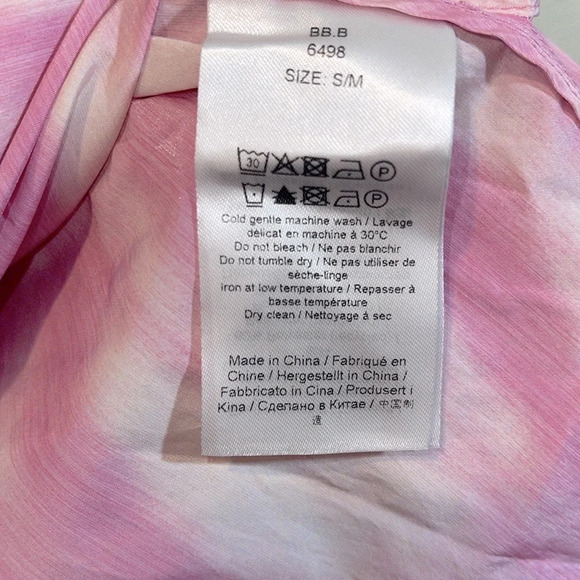 GANNI Long Sleeve Anorak In Dreamy Daze Phlox Pink size S/M - Picture 6 of 8
